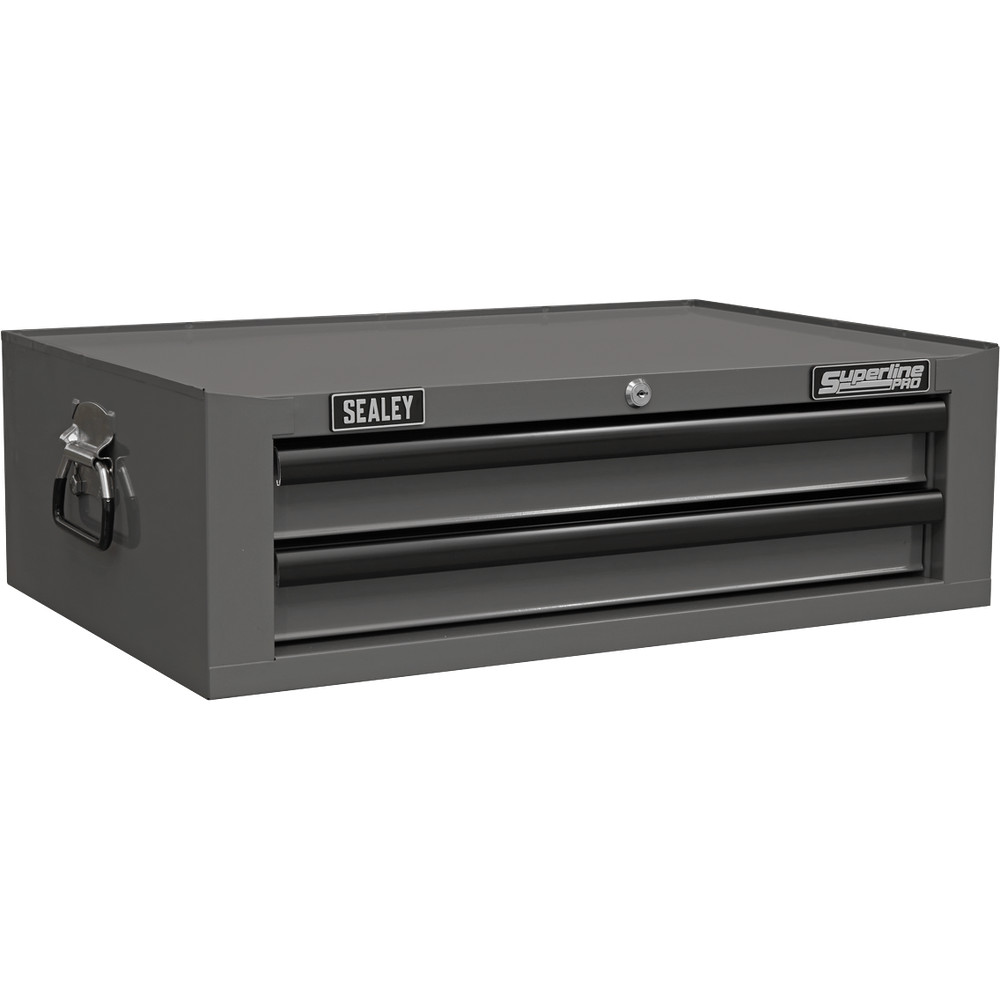Sealey Superline Pro 2 Drawer Mid Tool Chest Grey