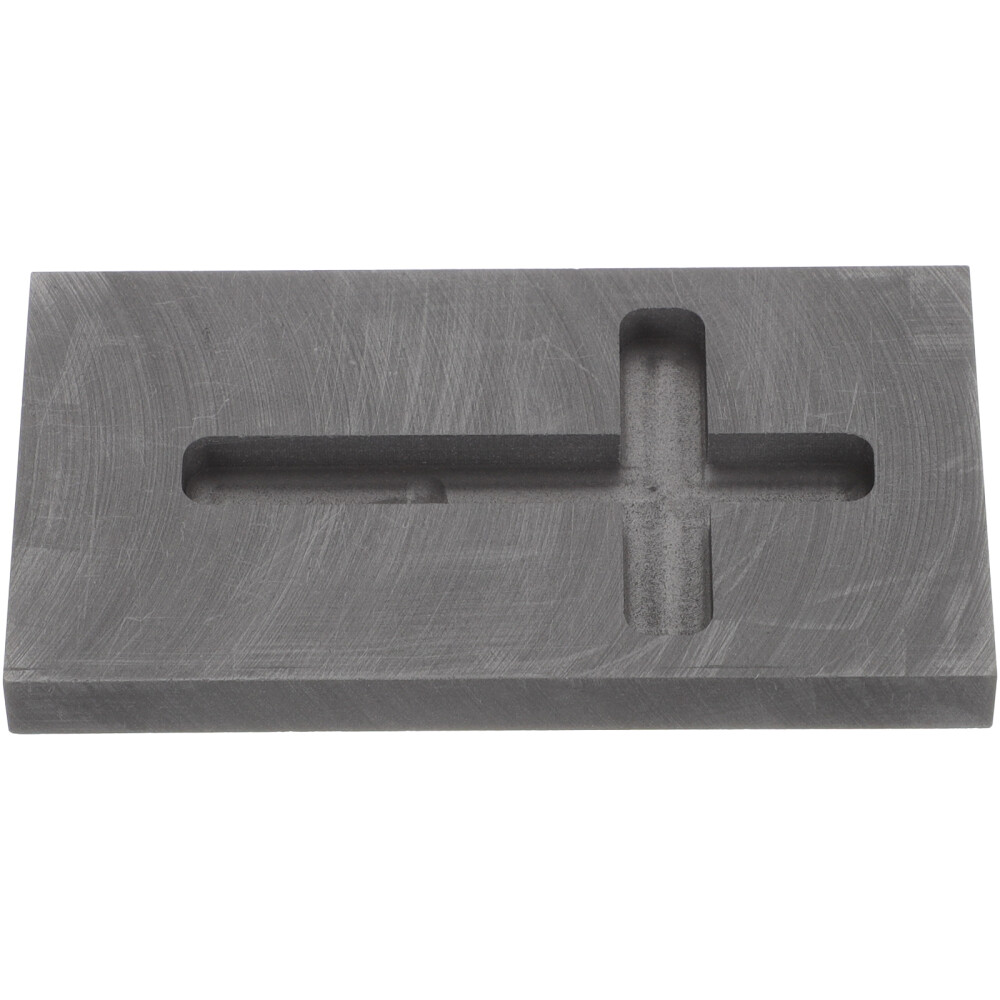 Cross Shape Graphite Ingot Mold Casting Mold for Melting Refining Gold Silver