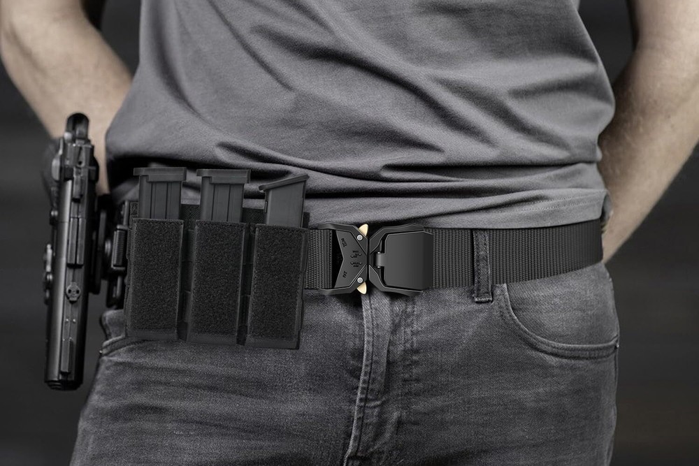 Tactical Pistol Mag Holder Single/Double Stack Molle Mag Pouch for .40 9mm 1911