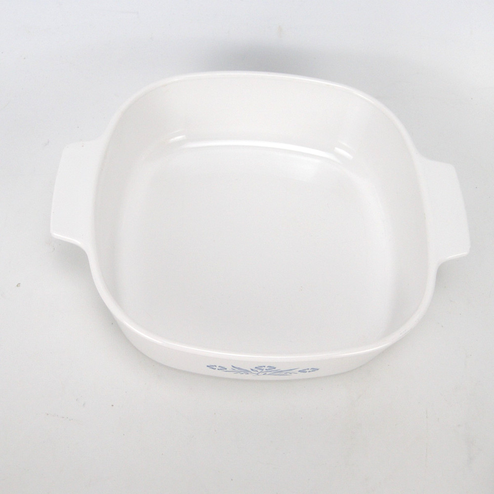 Corning Ware Blue Cornflower 2 Liter Baking Dish A-2-B with Pyrex Lid EUC