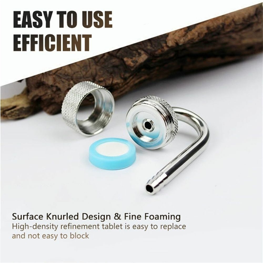 High performance 24mm aluminum U-shape CO2 diffuser for aquarium accessories