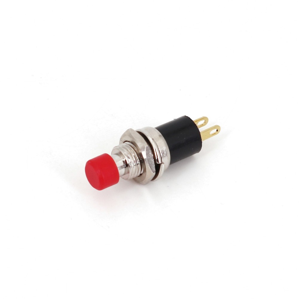 5Pcs Red PB05A 7mm 2Pin Latching ON-OFF Normally Open Mini Push Button Switch