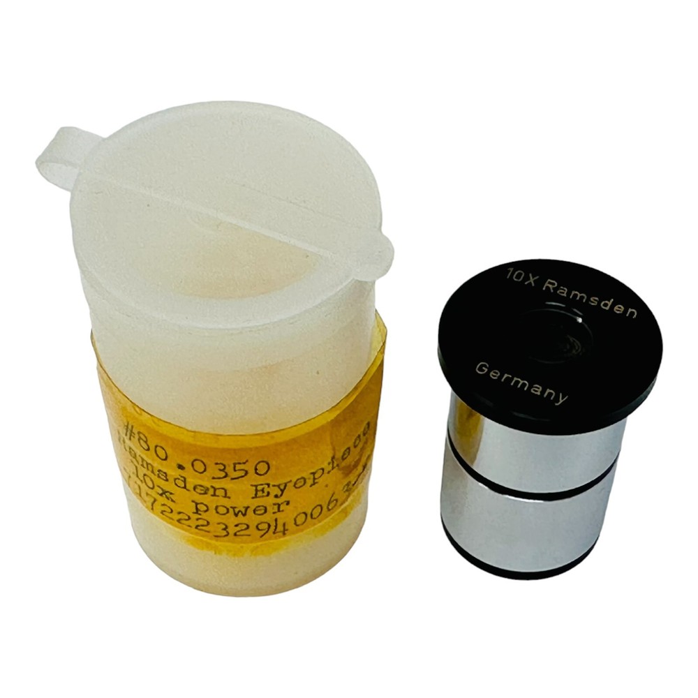 RAMSDEN 10X MICROSCOPE EYEPIECE #80.0350 NEW/UNUSED SURPLUS