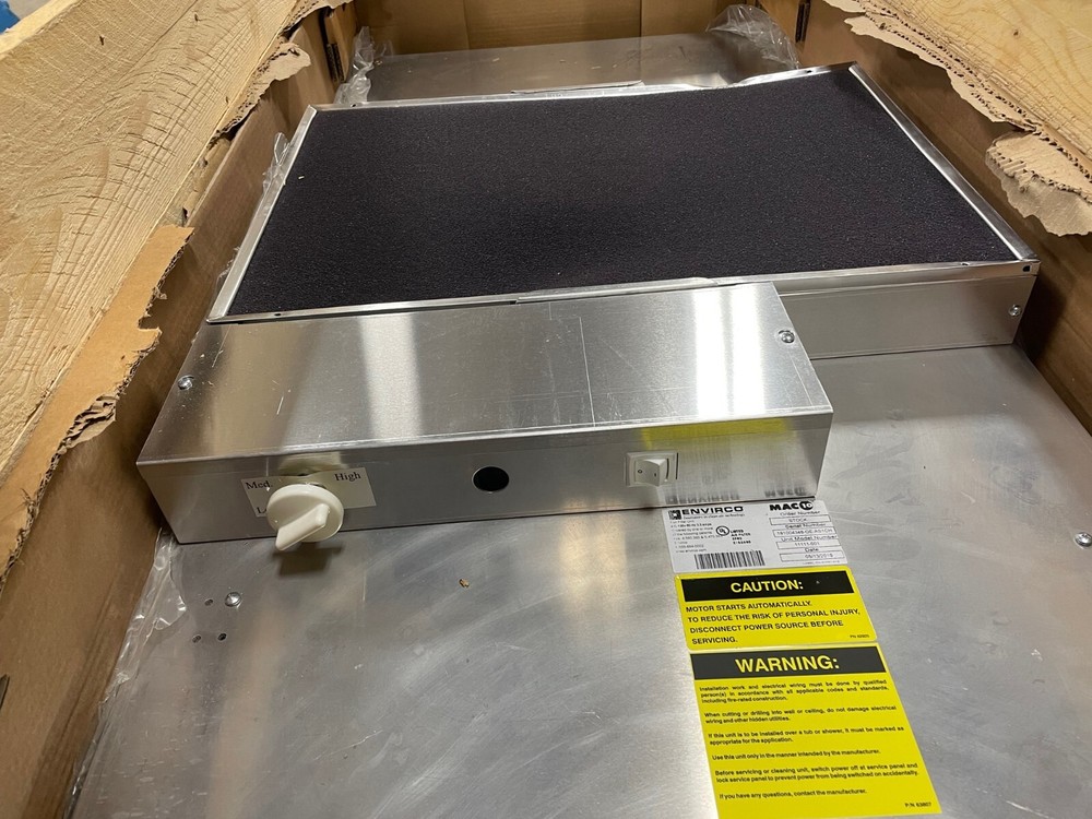 ENVIRCO CORP MAC10 FAN FILTER CEILING UNIT 2FT x 4FT 11111-001