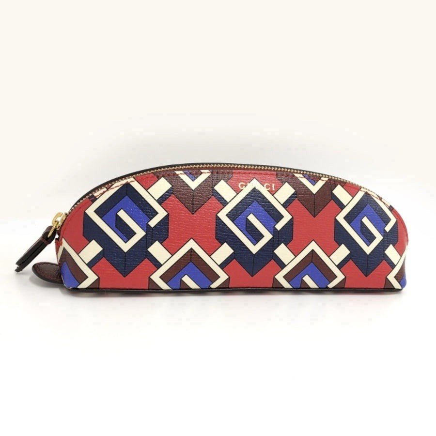 NEW Gucci Pencil Case with Geometric “G” Gucci Logo