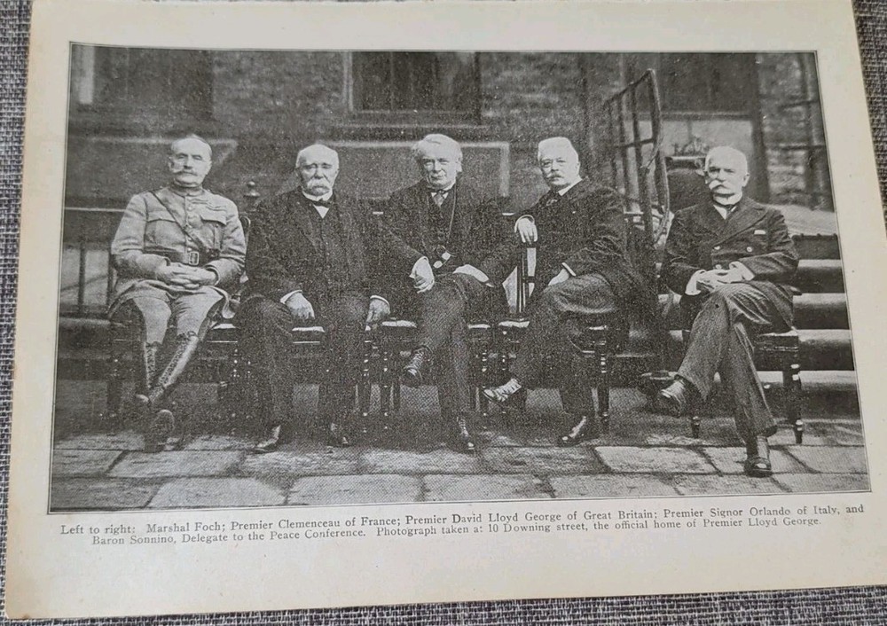 Peace Conference World War 2 Ephemera