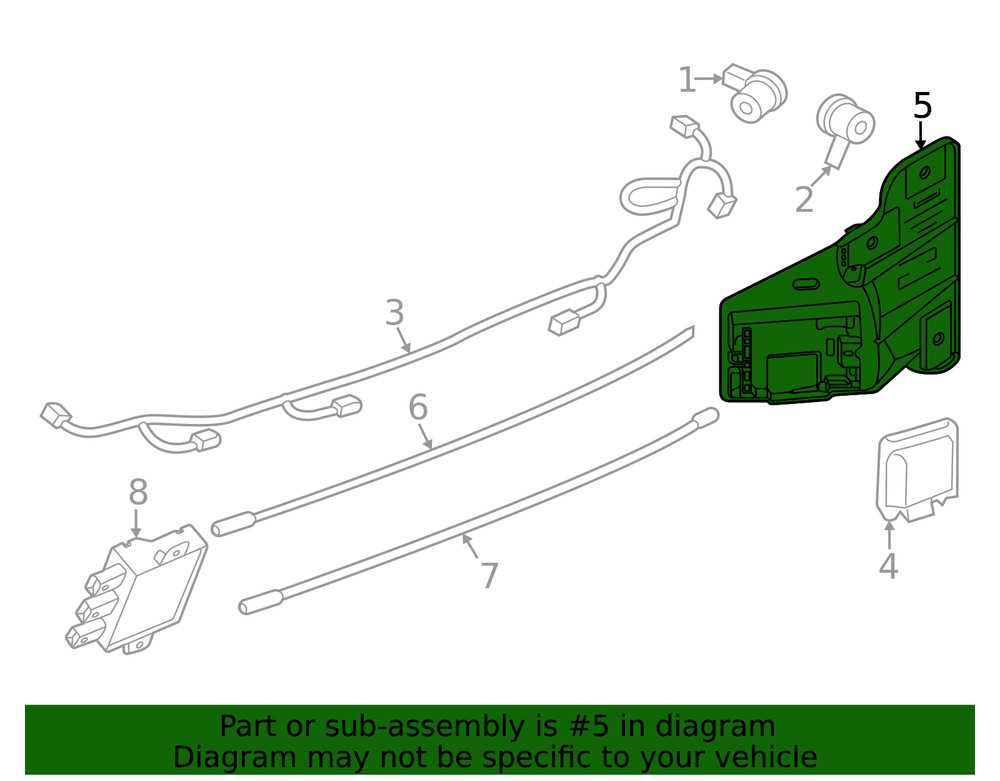 Genuine Ford Bracket NL1Z-14D189-A