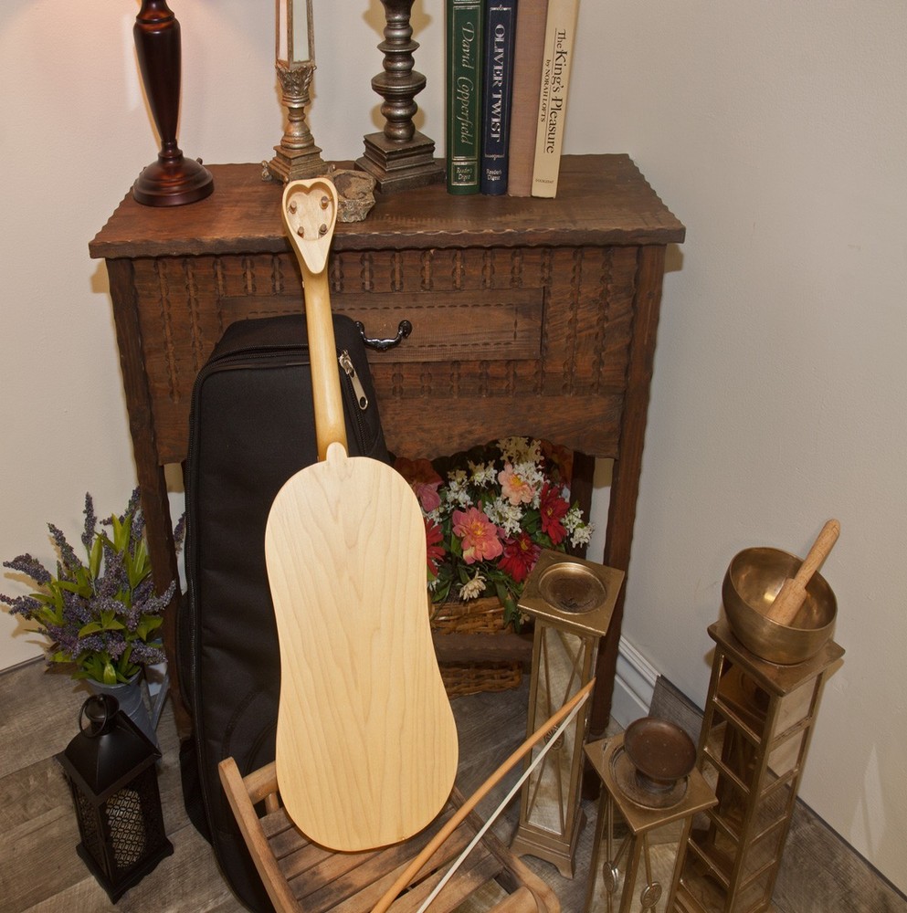 Roosebeck 4-String Fiddle Vielle Medieval Violin - Solid Maple & Spruce