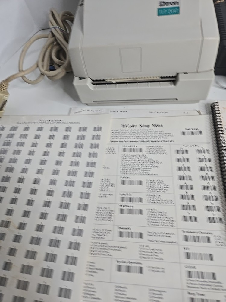 Eltron TLP-2642 Direct Transfer Thermal Printer Tested Work With