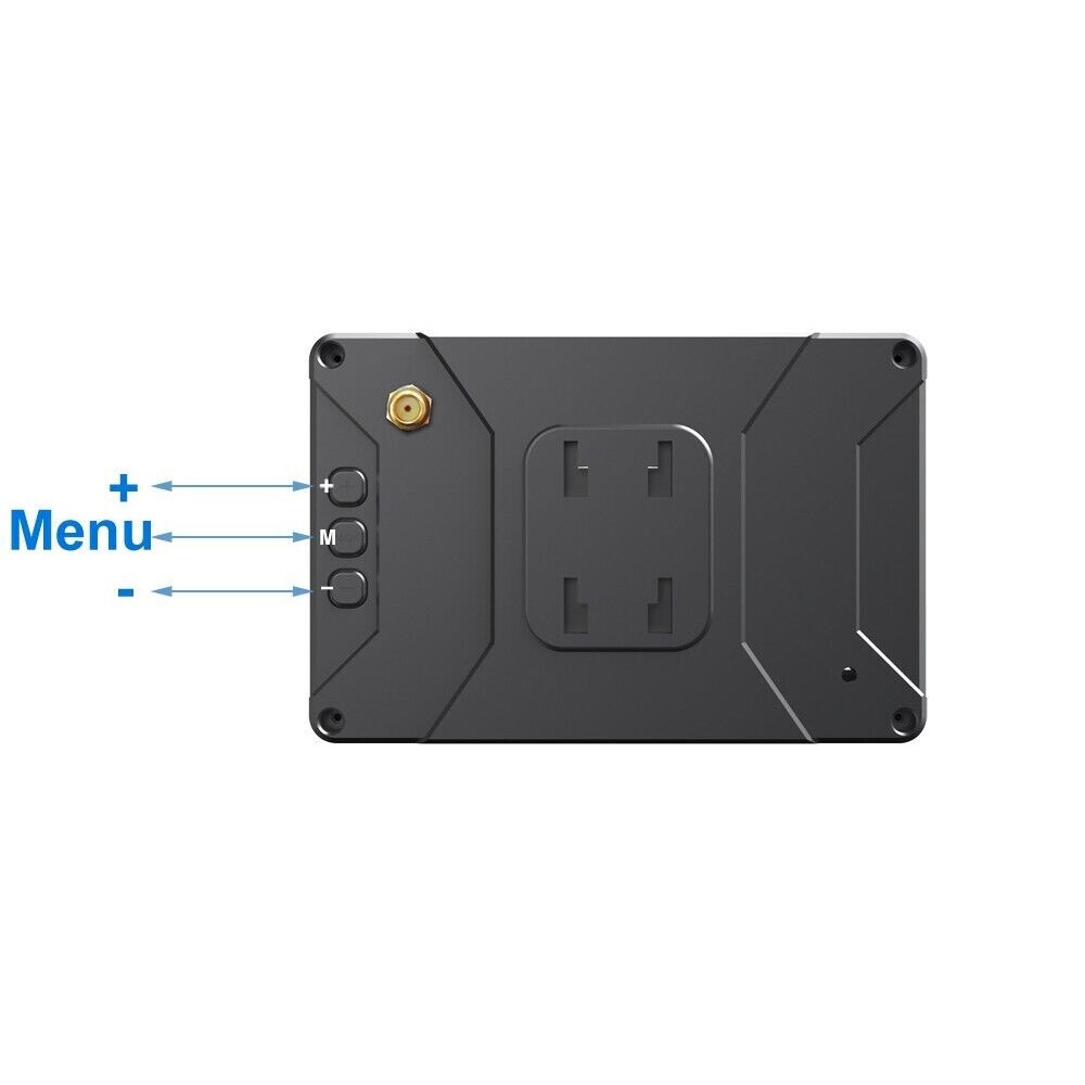 1080P Solar Magnetic Wireless RV Backup Camera 5" Car Monitor for Trailer Truck