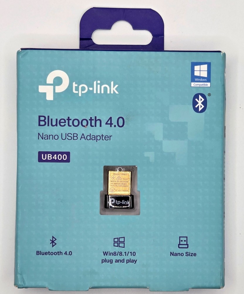 TP-LINK UB400 Bluetooth 4.0 Nano USB Adapter Plug & Play, Nano Size, EDR & A2DP