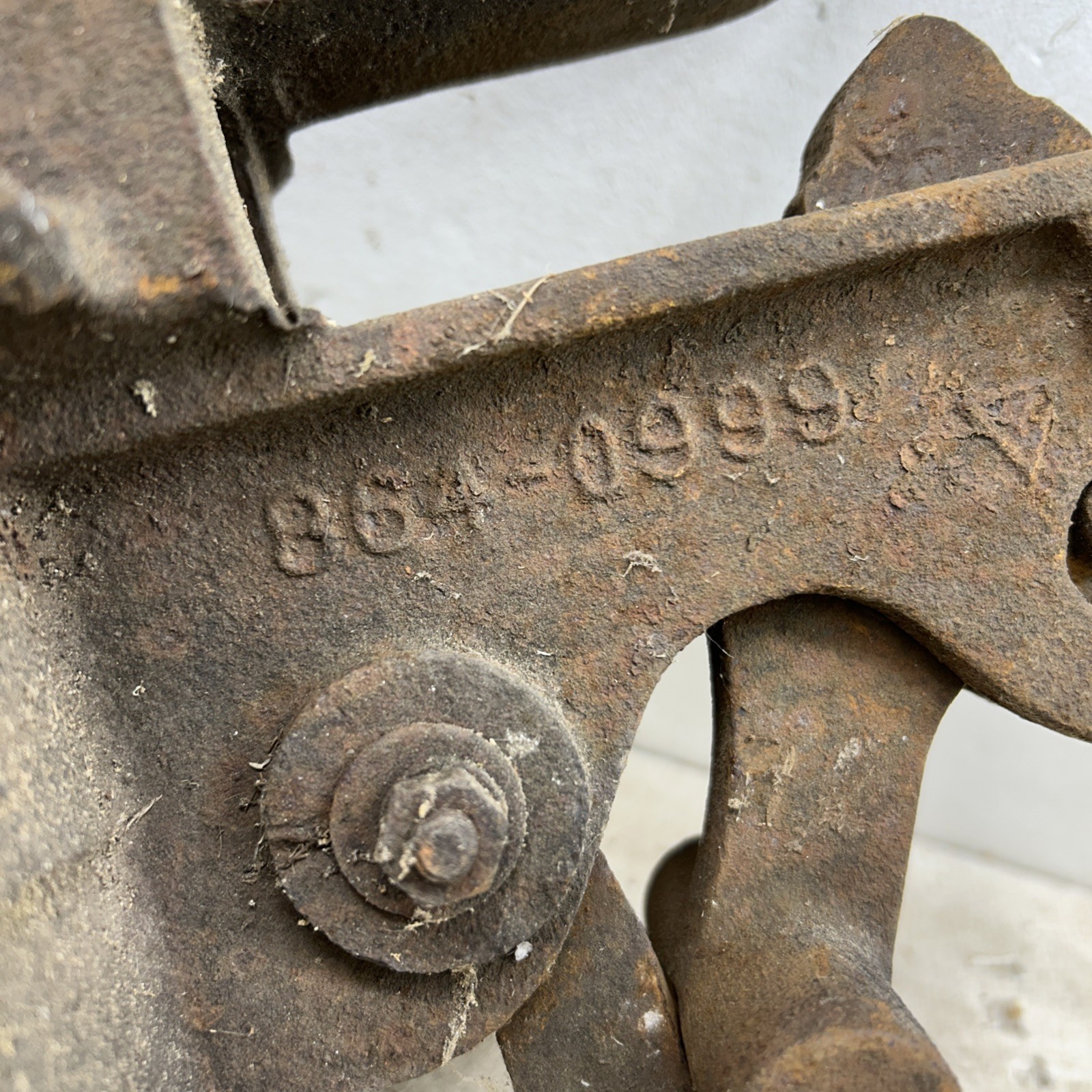 Bethlehem Steel Railroad Track Switch Lock (Used)