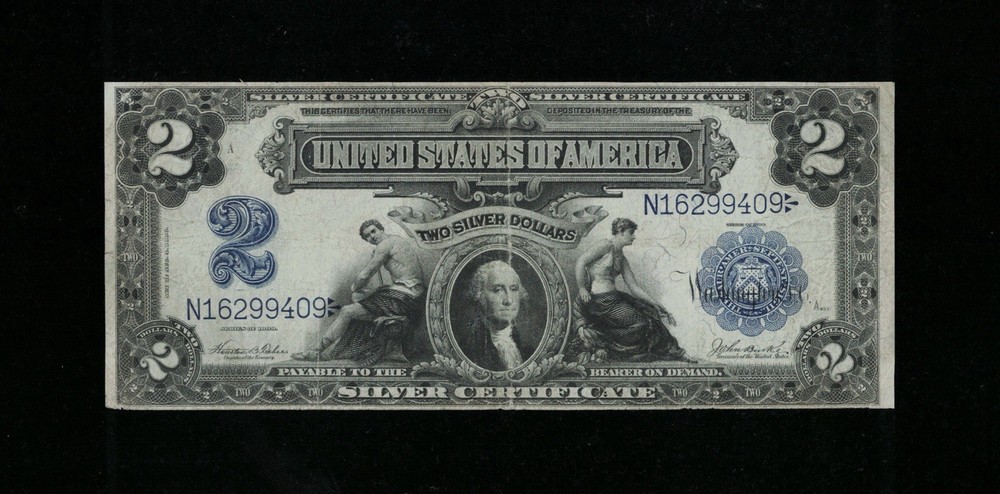 SC 1899 $2 “Mini-Porthole” Silver Certificate (409)