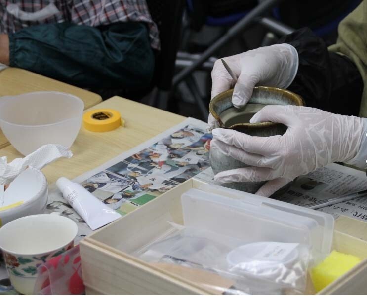 KINTSUGI Kit Repair Beginner Full Set Tableware Lacquer using natural material