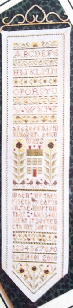 The Drawn Thread SUNFLOWER BELLPULL Cross Stitch Chart w/DMC Floss