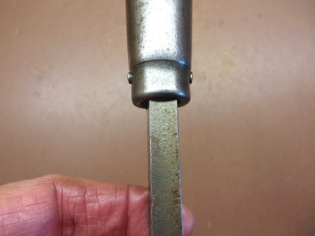 UNIQUE 5/8" STRIKE TANG CHISEL 13 1/2" Long Rugged 3/8" Thick Chisel Tool Clean!