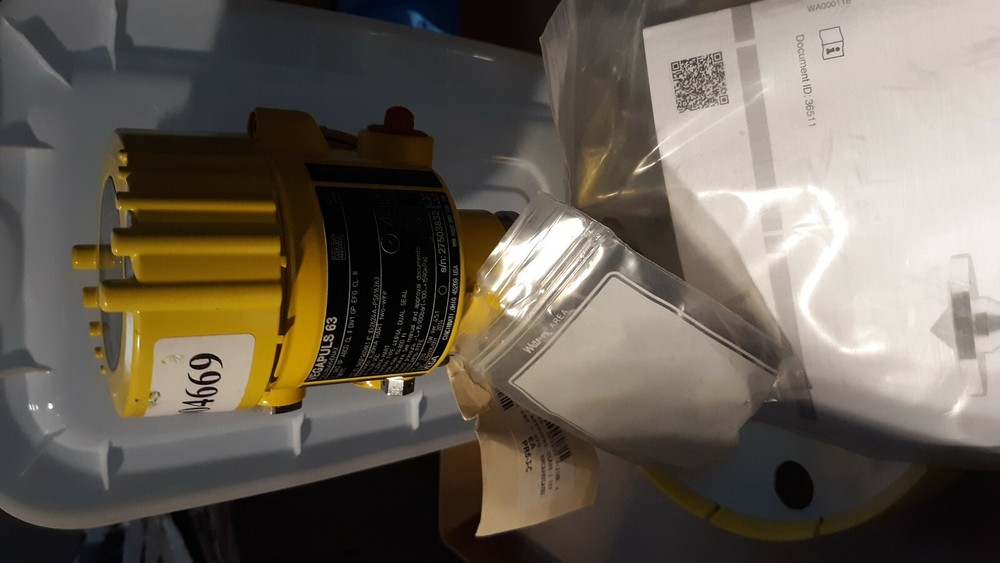 Vegapuls 63 Radar Liquid Level Limit Switch Controller 4" Flanged