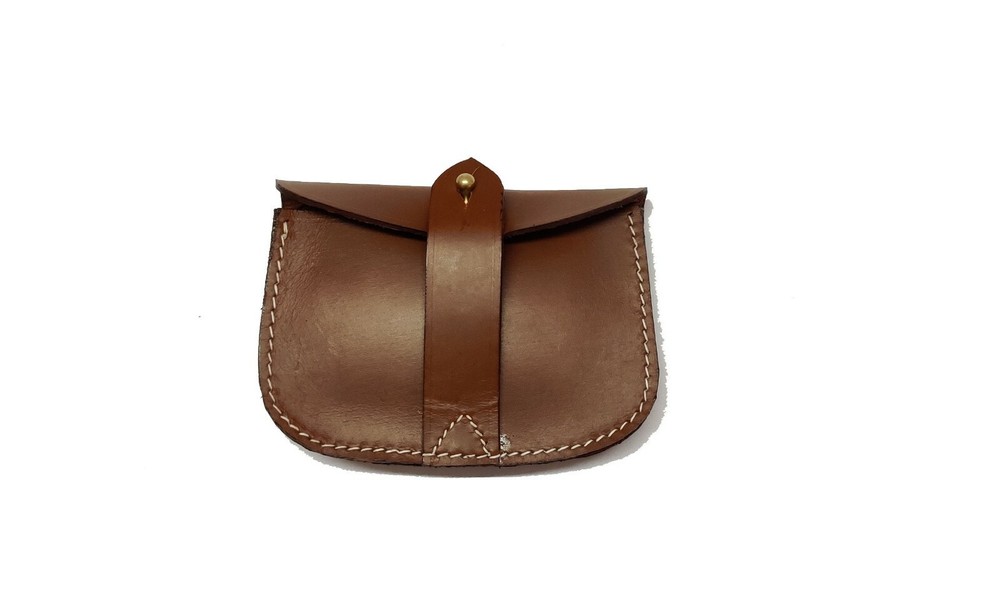Leather Ammo Pouch for British Sam Browne Belt ( TAN )