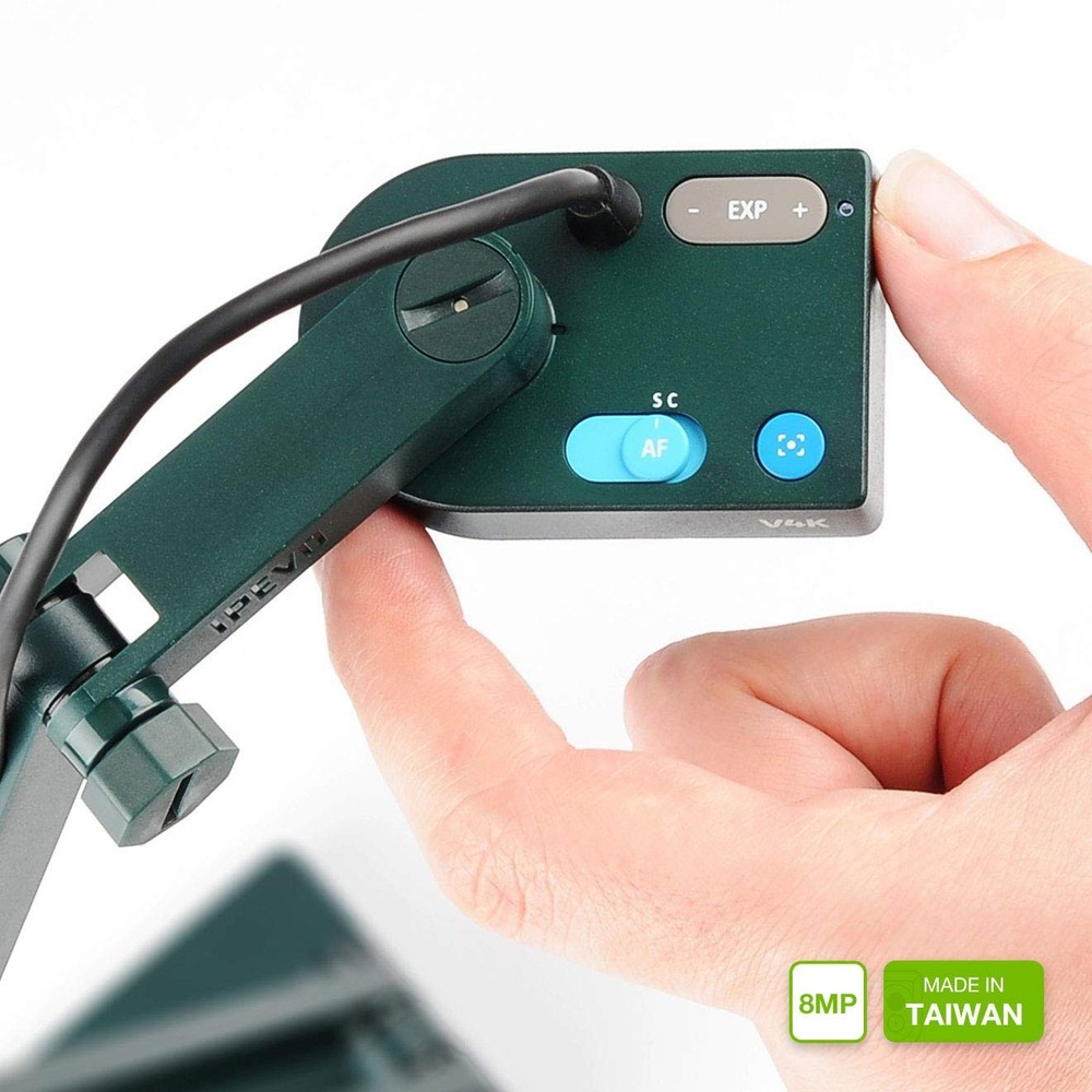 V4K Ultra High Definition 8MP USB Document Camera — Mac OS, Windows, Chromebo...