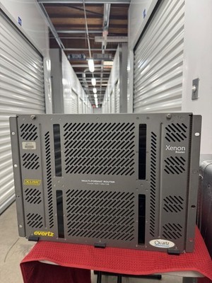 Evertz XE8-FR Multi-Format Router Used Broadcasting Equipment