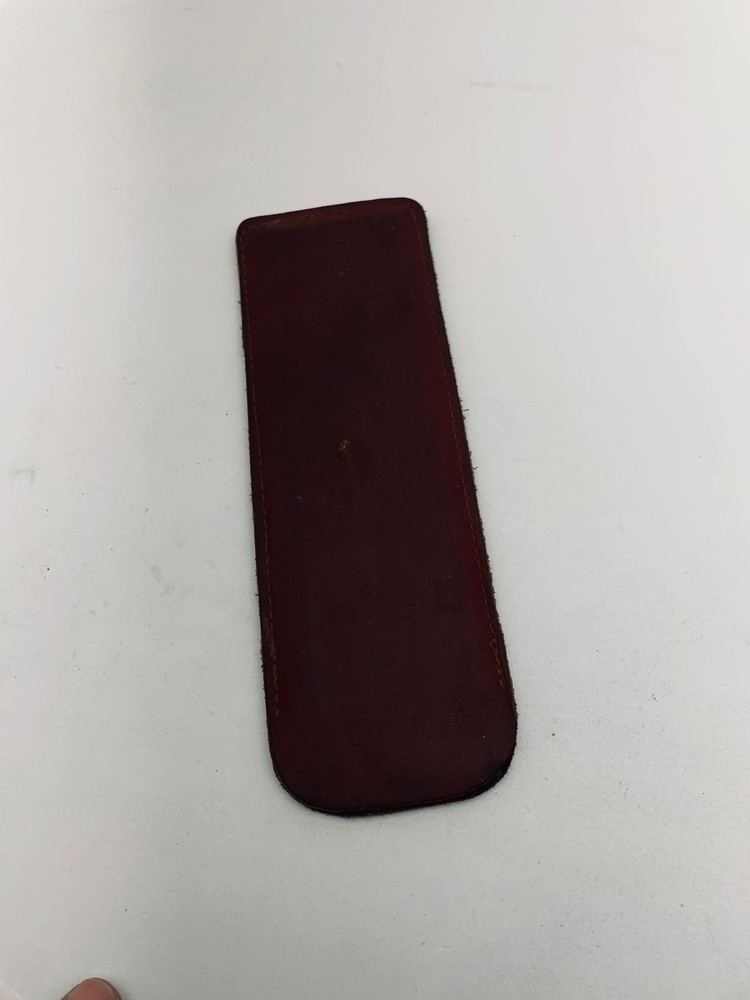 EZE LAP DIAMOND STONE SHARPENING STONE LEATHER SHEATH