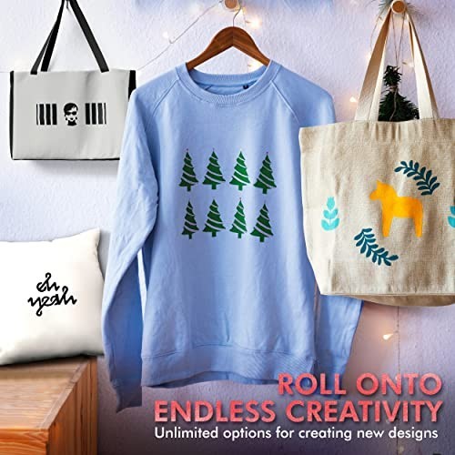 Screen Printing Kit with Reusable Frame, Squeegee & 3 Inks - Beginner's Silk Scr