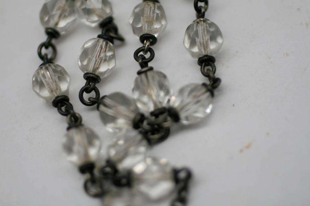 Rock Crysta Antique Rosary E1