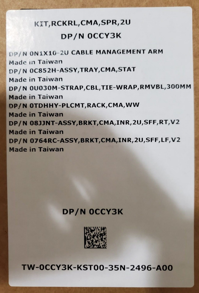 Rack Wire Orginizer KIT RCKRL CMA SRP 2U New