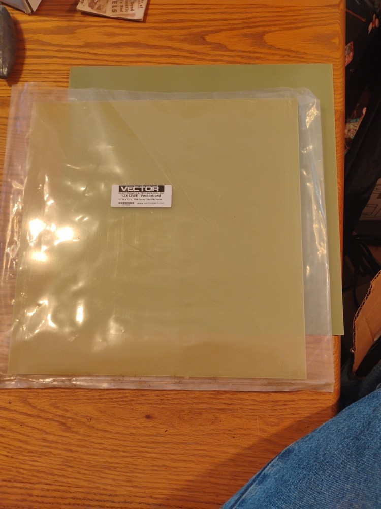 2 Pcs, Vector 12x12WE Vectorbord, FR4 Epoxy Glass