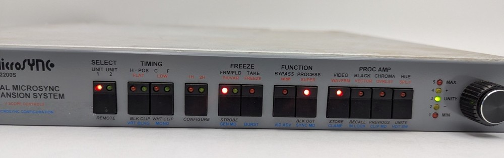 DPS ES-2200S Dual Microsync Expansion System TBC Time Base Corrector *AS-IS READ