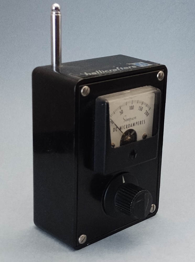 Unique Hallicrafters Relative Field Strength Meter - Prototype? Working!
