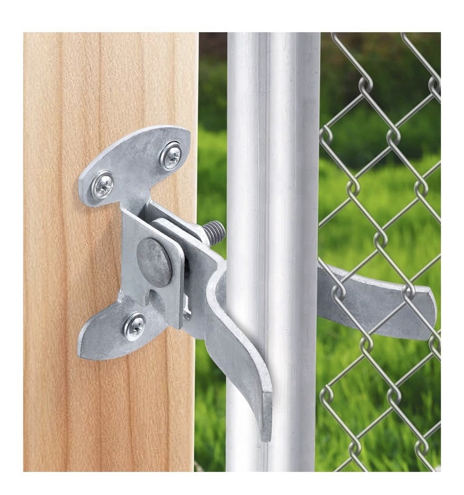 Gate Fork Latch 1 3/8" Wall Mount Chain Link Fence. Gate Hardware
