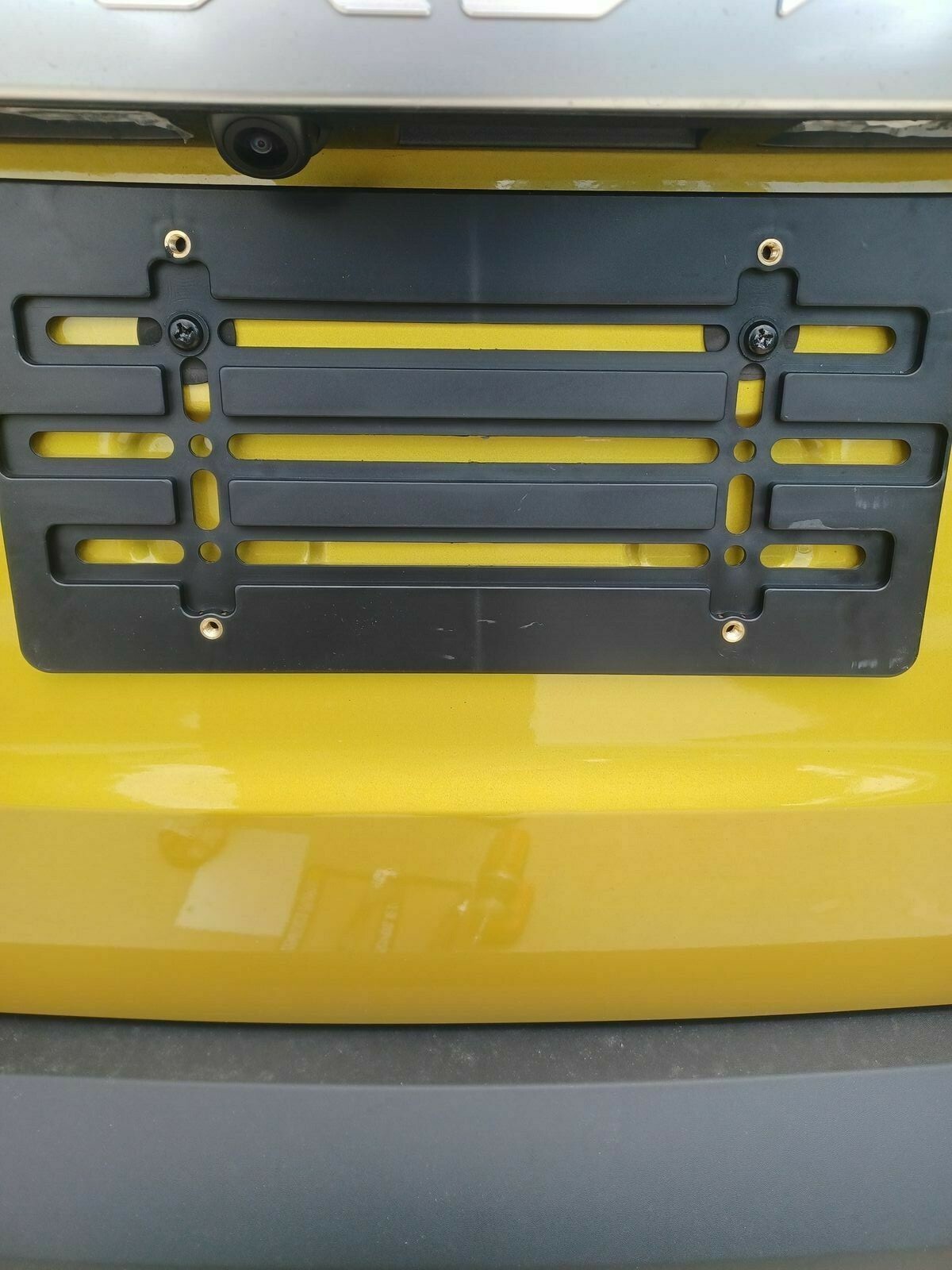 Universal License Plate Tag Holder Mounting Relocator Adapter Bumper Kit Bracket