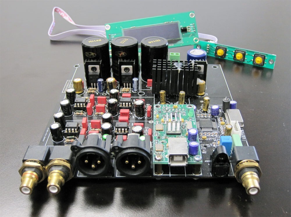 Breeze Audio Digital Audio Compress DAC ES9028PRO Decoder Board USB and display