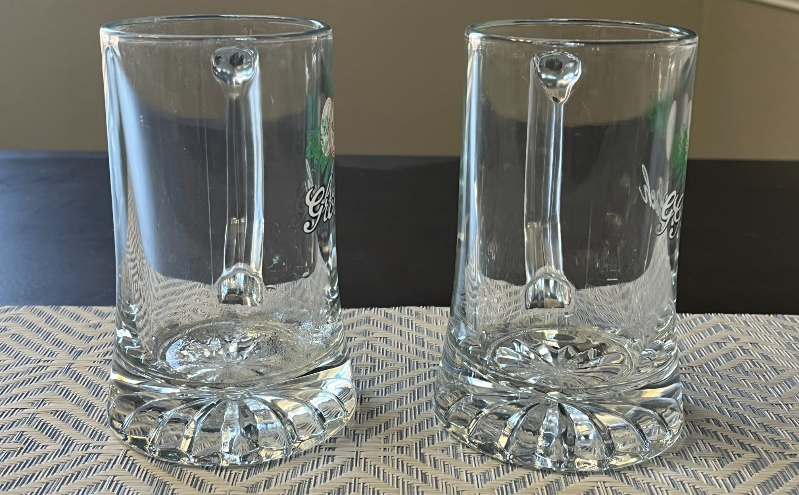 Grolsch Beer Mug Glasses Stein 0.5L Dutch Lager Pint Heavy Base Brewery Barware