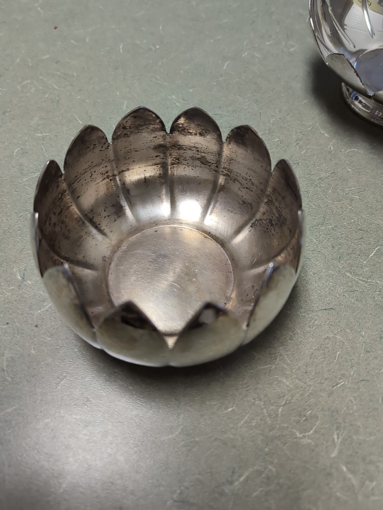 Vintage Reed & Barton 3002 Silver Plated 3 Pc. Flower Frog