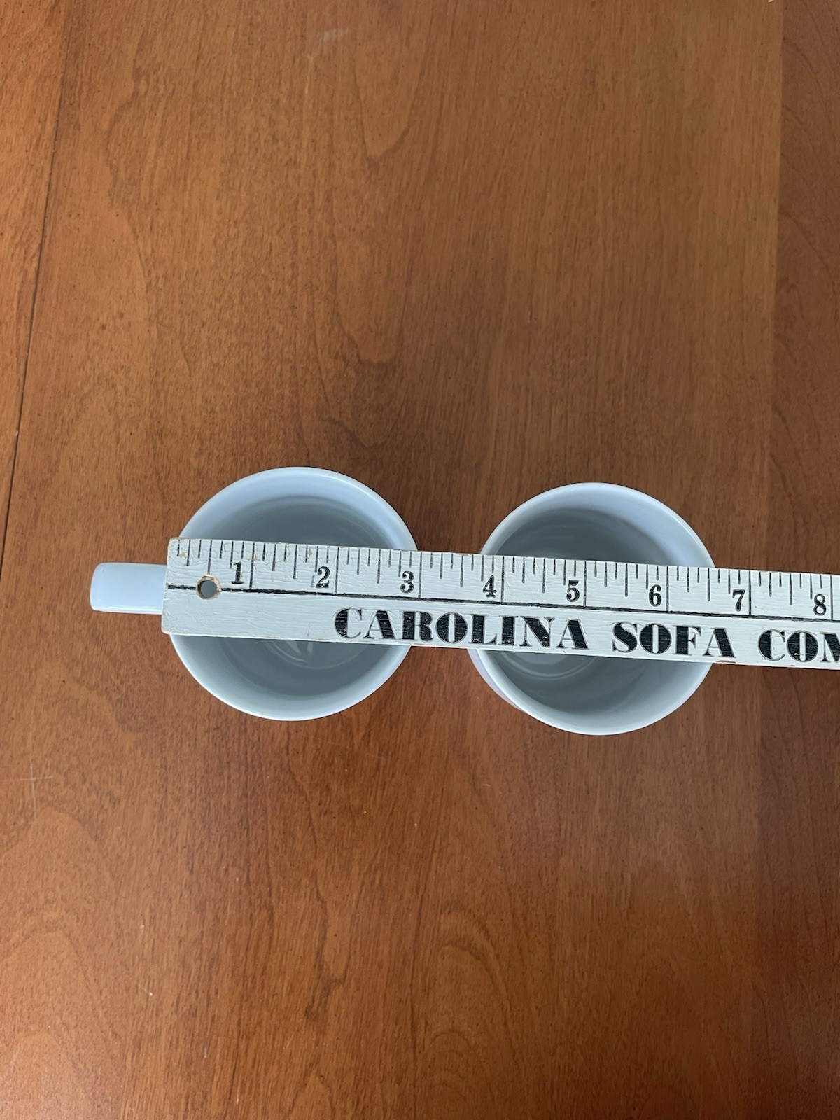 Ionia Porcelain Coffee Mugs Music Cafe Set Of 2 Violin & Bongo Drum EUC