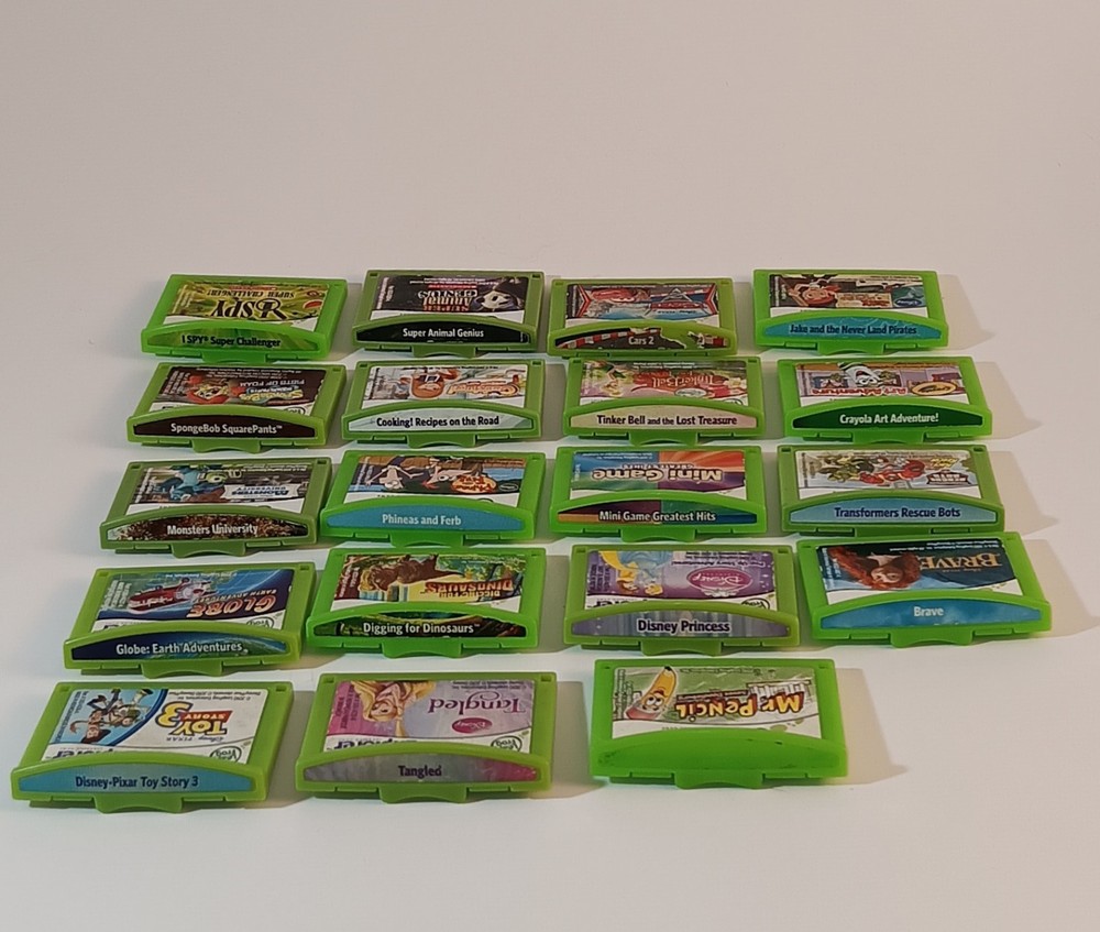 (19) LeapFrog Explorer Games Bundle With Camera (*Untested)