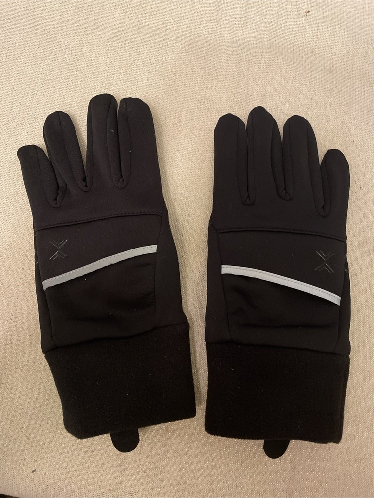 Xersion Touch Screen Workable Gloves Black Fits Large & Extra Large Hands