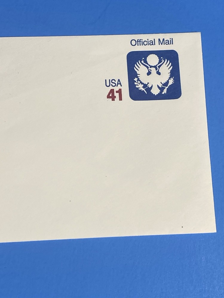 SCOTT EAGLE EMBLEM OFFICIAL BUSINESS 41c ENVELOPE