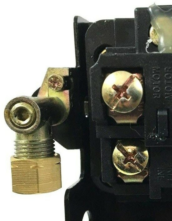 CAMPBELL HAUSFELD LEFOO PRESSURE SWITCH UNLOADER VALVE 90 DEGREE