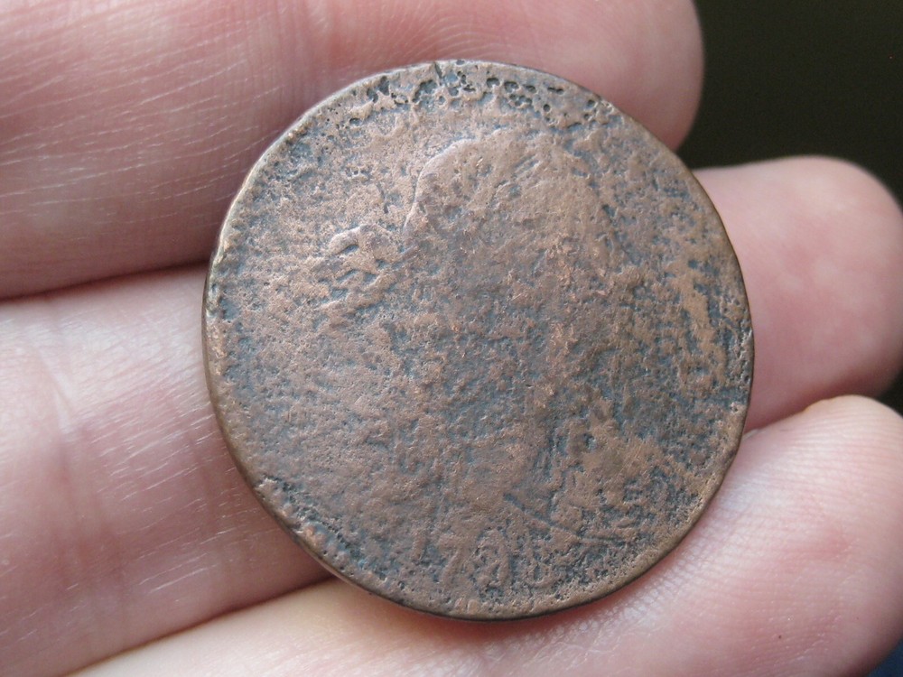 1798 Draped Bust Large Cent Penny- About Good Details
