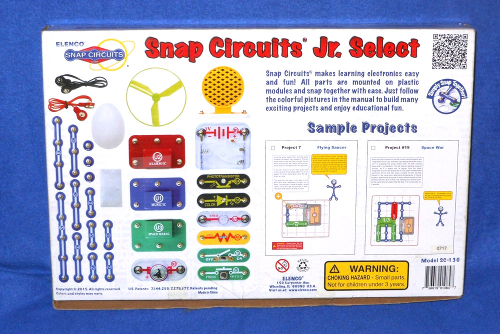 Elenco Snap Circuits Jr. Select SC-13 -- Build Over 130 Projects