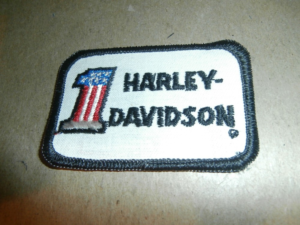 #1 Harley Davidson Motorcycle Patch