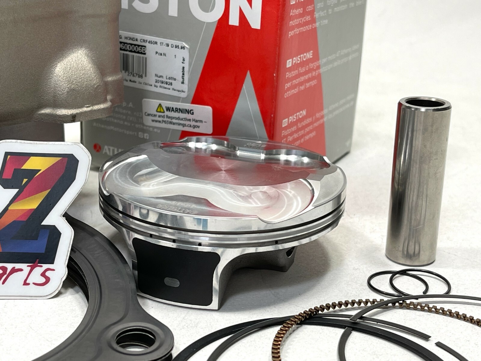 19-24 Yamaha YZ250F YZ 250F FX Stock Bore ATHENA Piston Cylinder Top End Rebuild