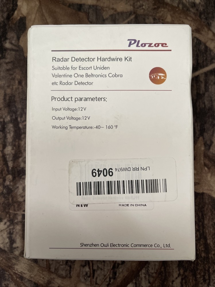 Plozoe Radar Detector Hardware Kit