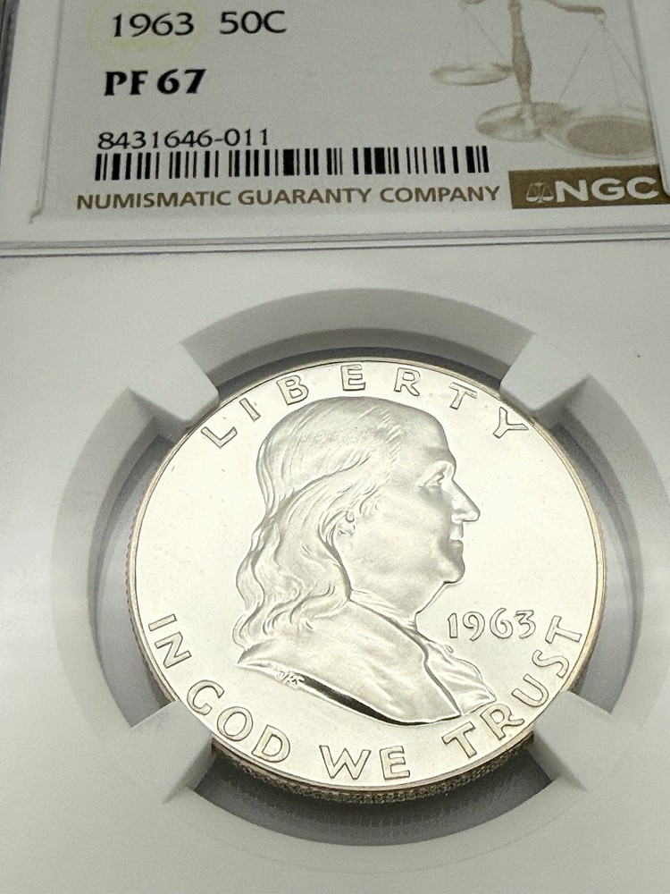 1963 Proof Franklin Half Dollar NGC PF67
