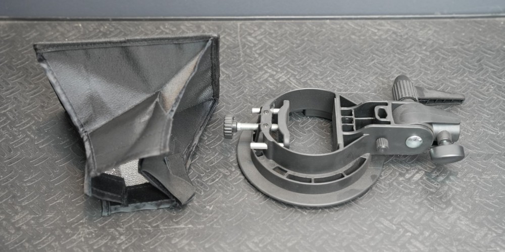 Strobe Holder and Soft Box