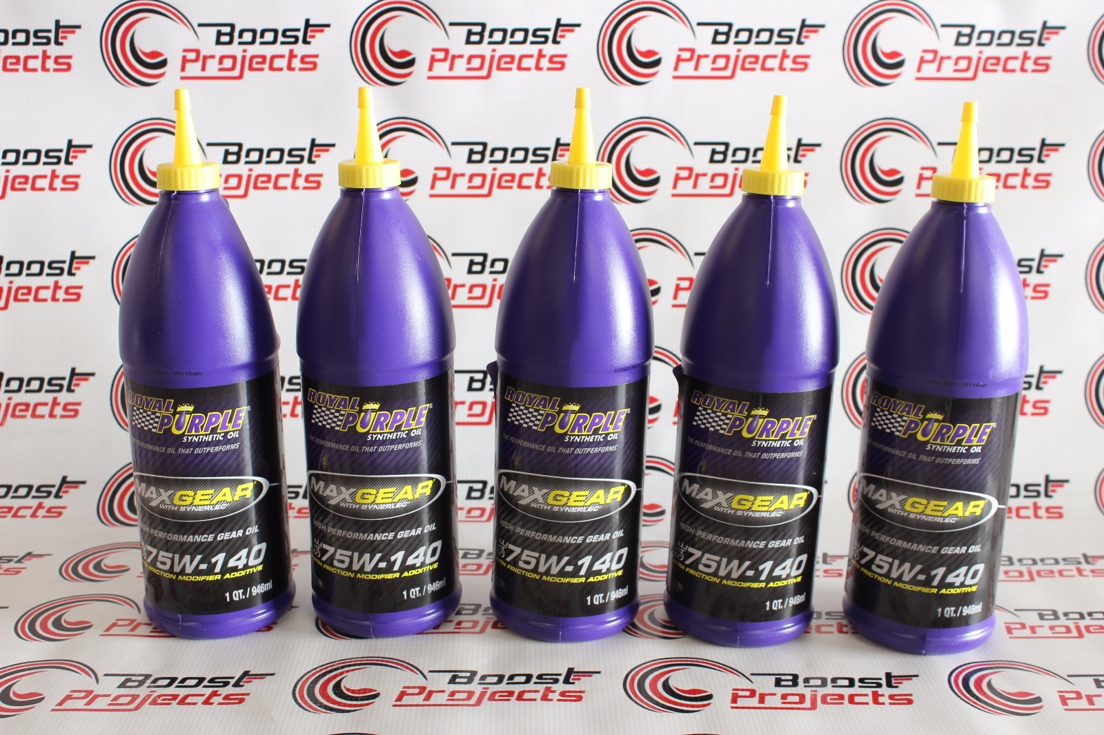 Royal Purple Max Gear Oil Synthetic 75W-140 1-Qt Bottle Set of 3 01301