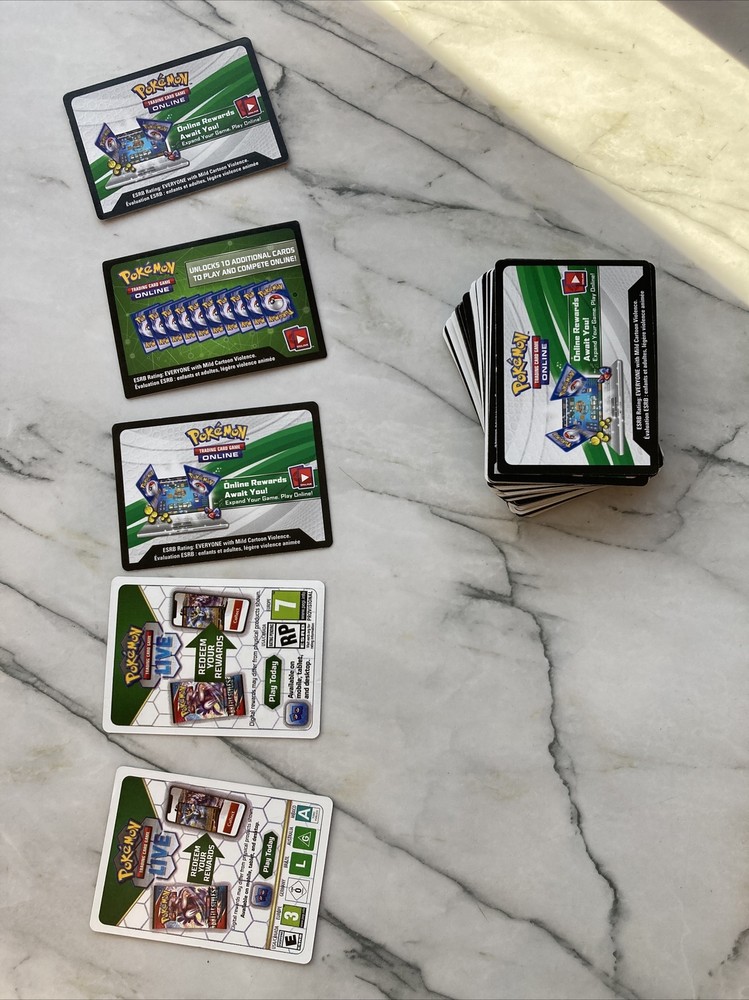 Pokémon Cards (5 Pack QR Codes)